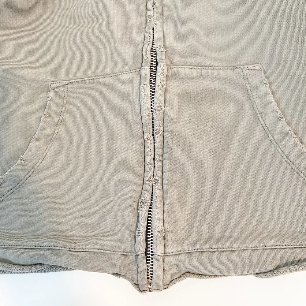 AllSaints Xonda Crop Zip Hoodie - Picture 9 of 12